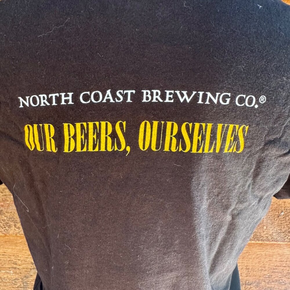 North Coast Brewing Co. "Our Beers Ourselves" Black Graphic Tee XL Bella - Picture 9 of 9